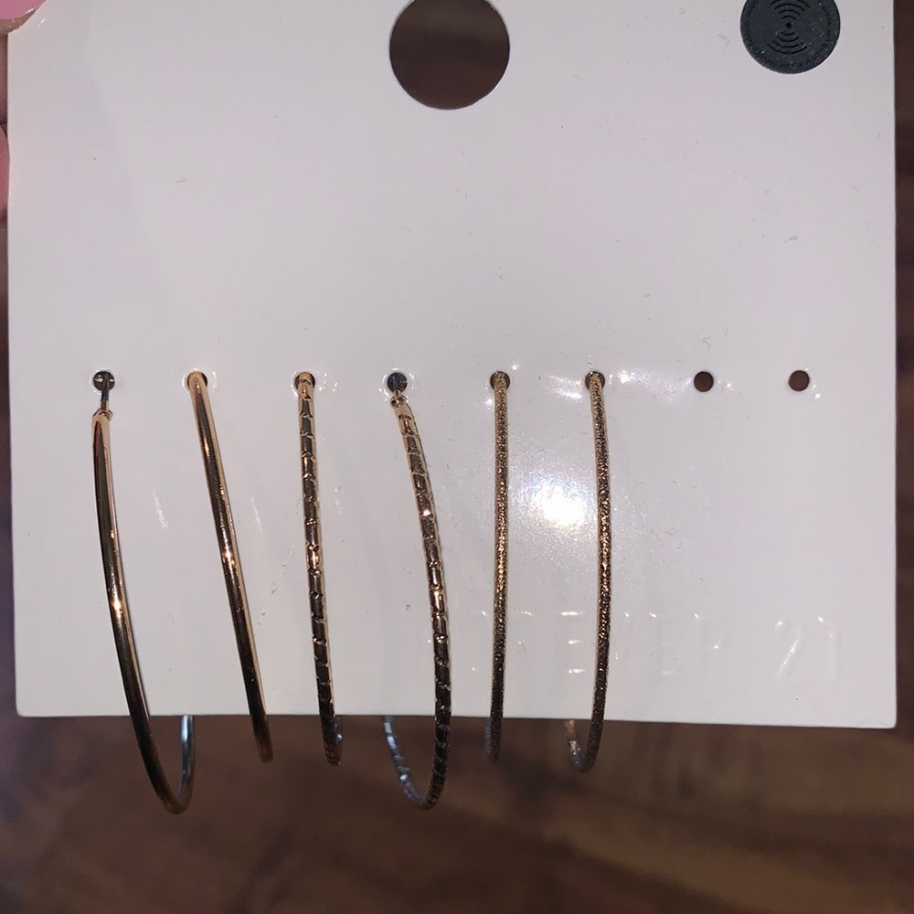Forever 21 hoop earrings